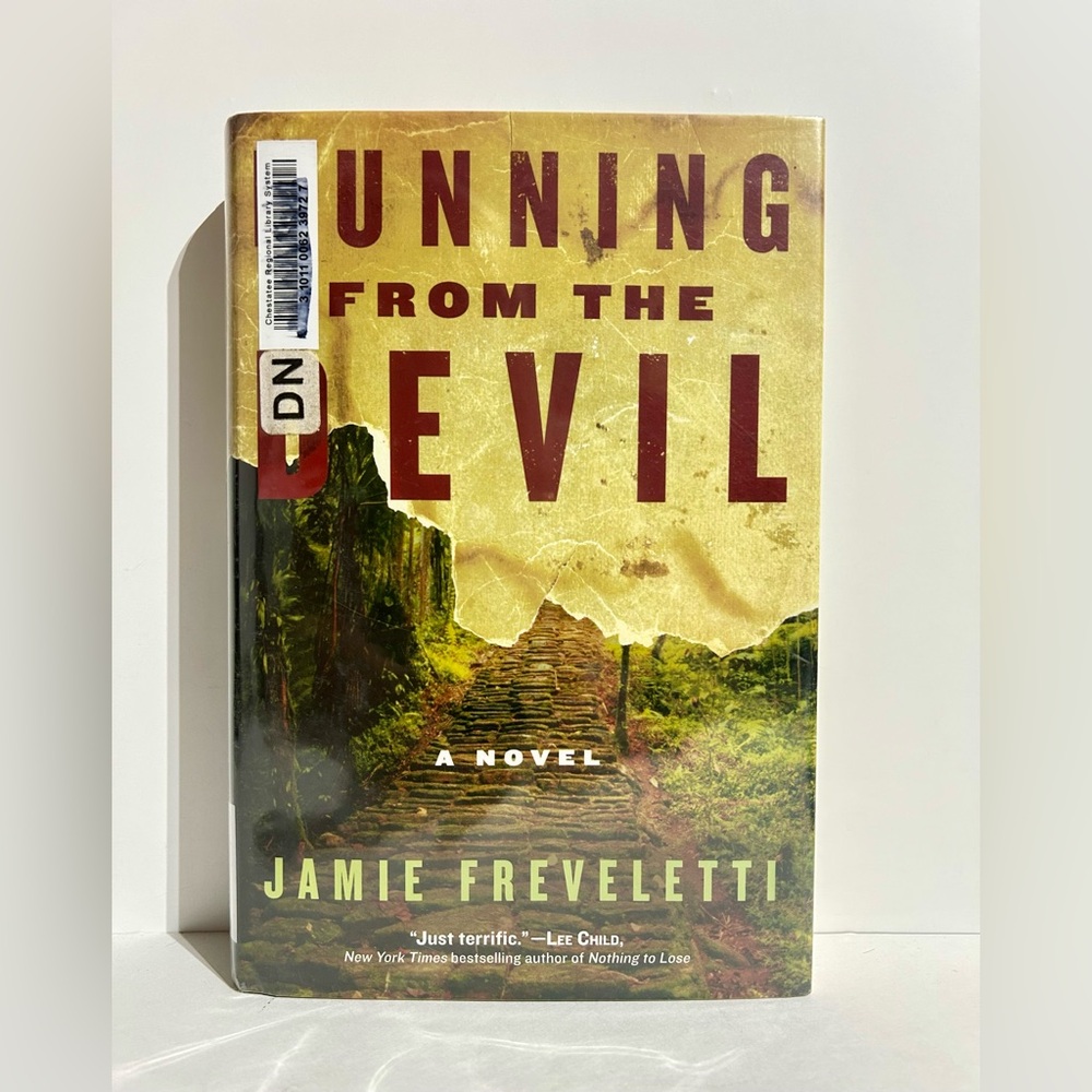 Running from the Devil Jamie Freveletti Novel Fiction 2009 Hardcover Book 1st Ed
